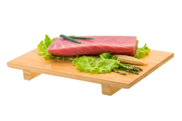 Thunfisch-Roh-Steak — Stockfoto