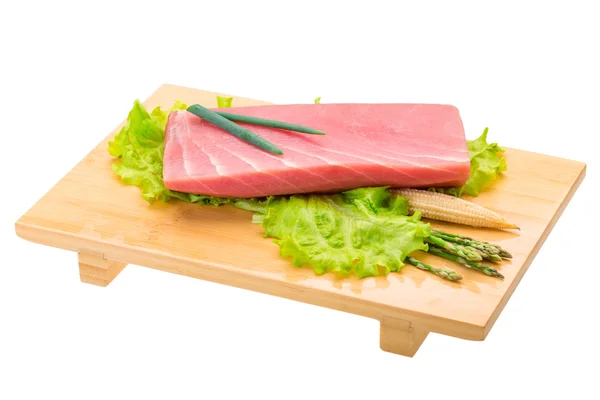 Thunfisch-Roh-Steak — Stockfoto