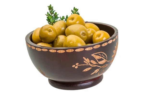 Green gigant olives — Stock Photo, Image