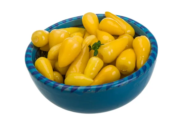 Pimienta marinada amarilla —  Fotos de Stock