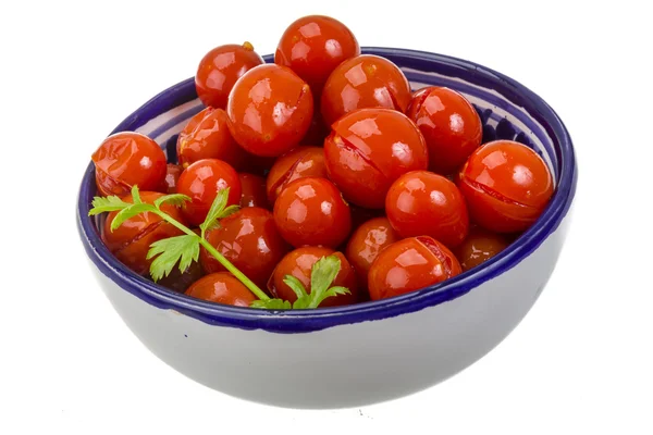 Marinated cherry tomato — Stock Photo, Image