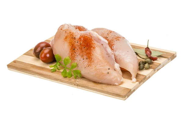 Raw chicken fillet — Stock Photo, Image