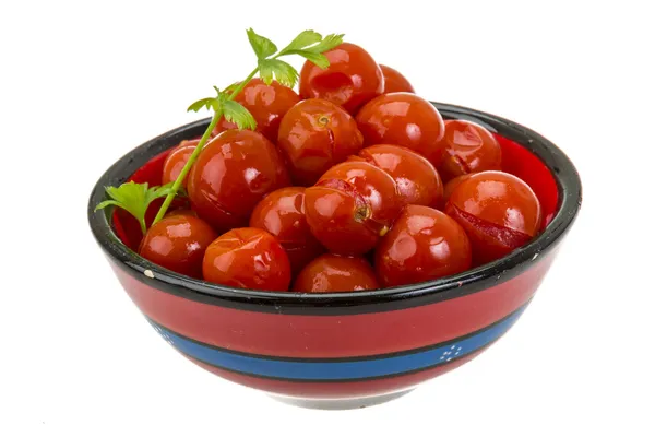 腌好的樱桃番茄 — 图库照片
