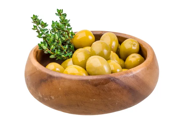 Green gigant olives — Stock Photo, Image