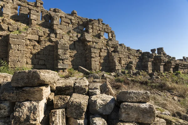 Ruinas en Side — Foto de Stock