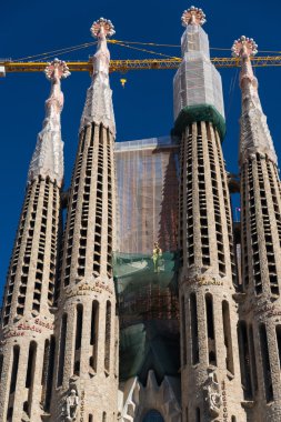 La sagrada familia - etkileyici Katedrali