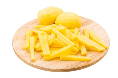 ham dilimlenmiş patates