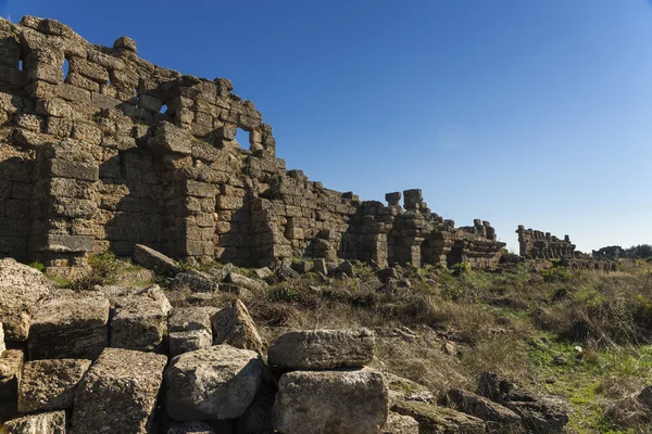 Ruinas en Side — Foto de Stock