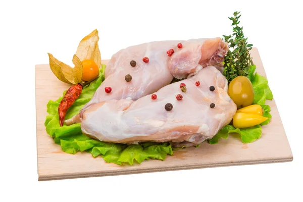 Raw rabbit meat — Stock Photo, Image