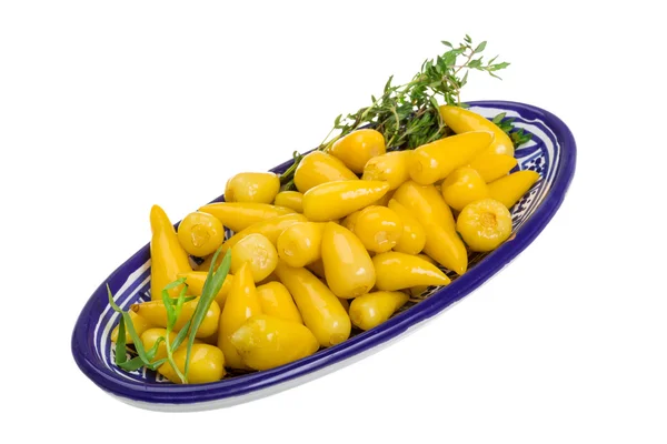 Pimienta marinada amarilla —  Fotos de Stock