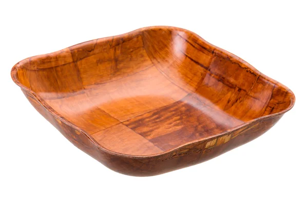 Empty bamboo bowl — Stock Photo, Image