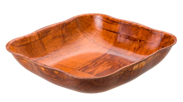 Empty bamboo bowl — Stock Photo, Image