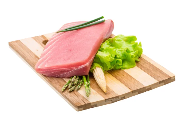 Thunfisch-Roh-Steak — Stockfoto