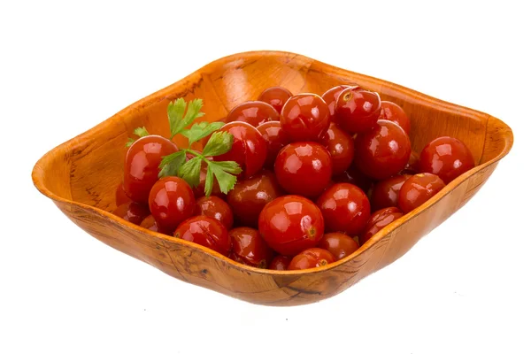 Marinierte Kirschtomaten — Stockfoto