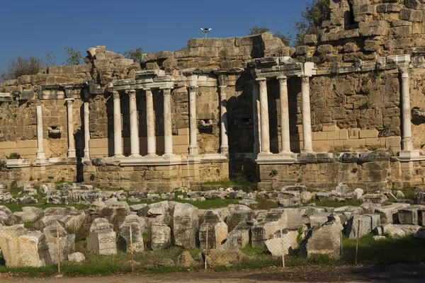 Ruinas en Side — Foto de Stock