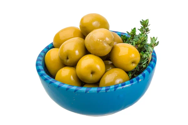 Green gigant olives — Stock Photo, Image