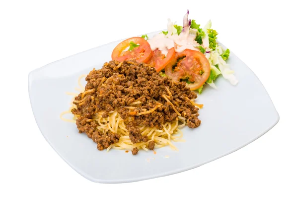 Bolognese makarna — Stok fotoğraf