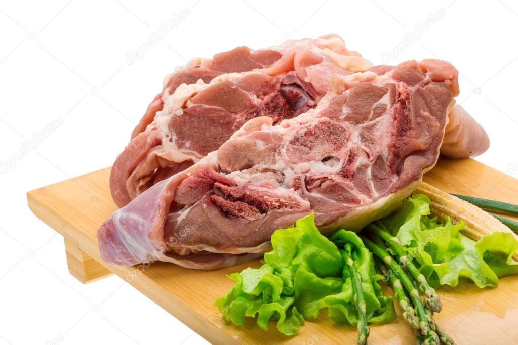 Raw lamb