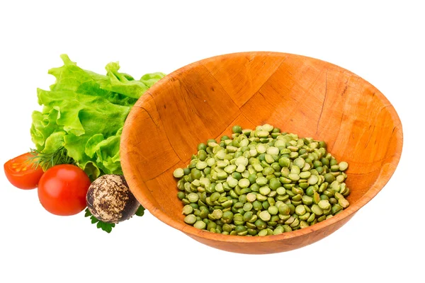 Dry green peas — Stock Photo, Image