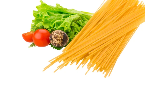 Rå spaghetti — Stockfoto