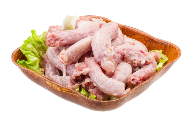 Surowy kark kurczaka — Zdjęcie stockowe