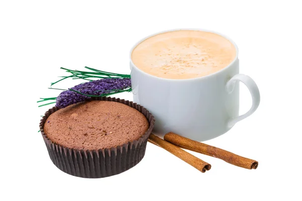 Muffin con café —  Fotos de Stock