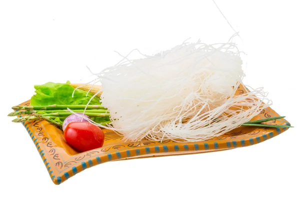 Mie beras mentah — Stok Foto