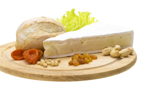 Pedaço de queijo Brie — Fotografia de Stock