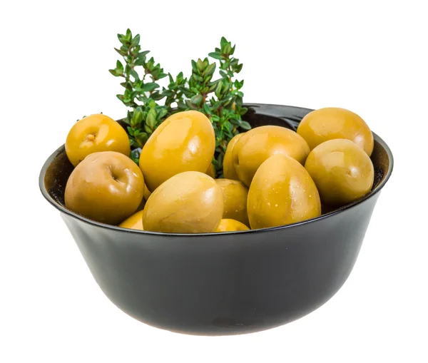 Green gigant olives — Stock Photo, Image