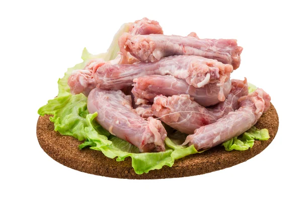Raw chicken neck — Stock Photo, Image