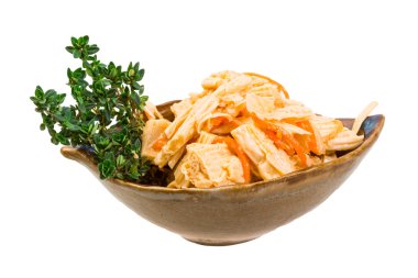 Çince veya Korece yuba (tofu bambu)