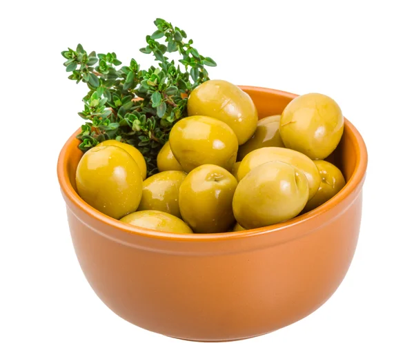 Green gigant olives — Stock Photo, Image
