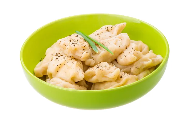 Vareniki - fyllda dumplings — Stockfoto