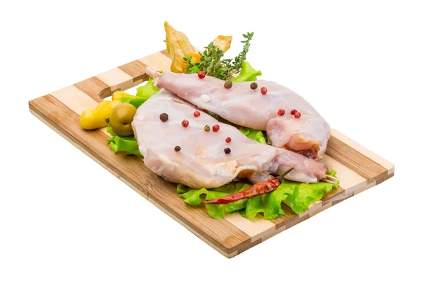 Raw rabbit meat — Stock Photo, Image