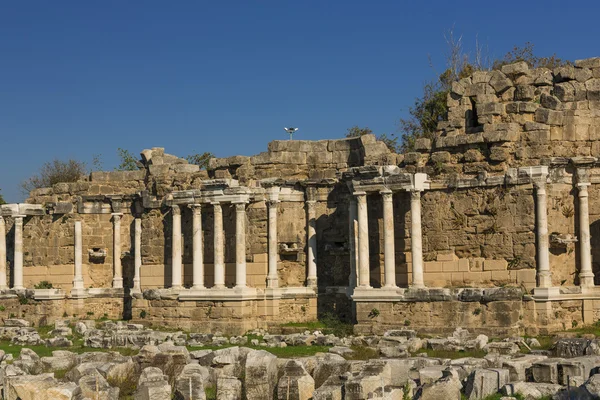 Ruinas en Side — Foto de Stock