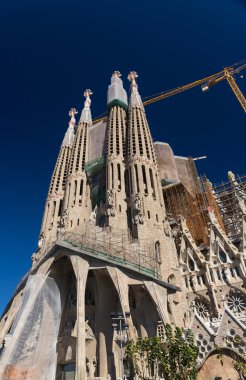 La sagrada familia - etkileyici Katedrali