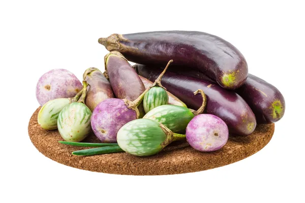 Aziatische aubergine assortie — Stockfoto