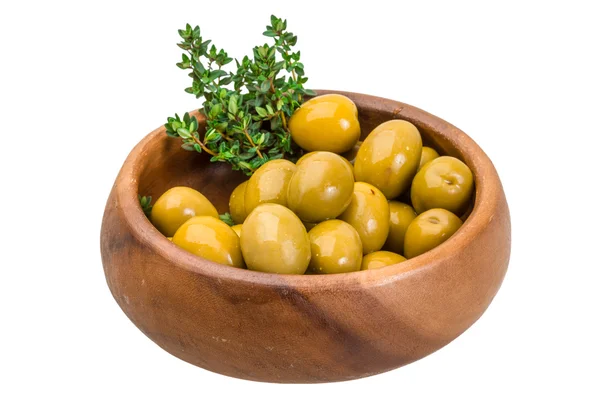 Green gigant olives — Stock Photo, Image
