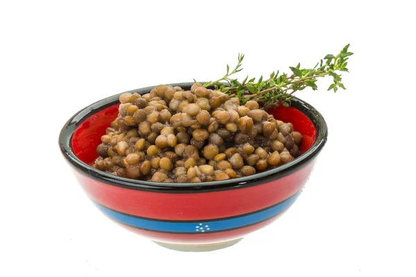 Backed lentils — Stock Photo, Image