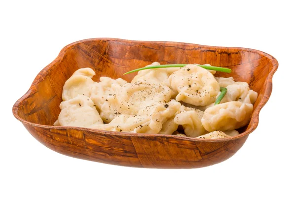 Vareniki - fyllda dumplings — Stockfoto