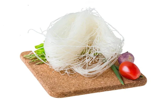 Çiğ pirinç noodle — Stok fotoğraf