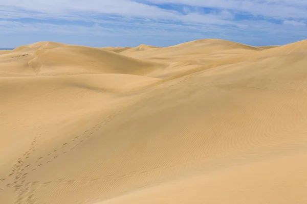 Maspalomas Duna - Pustynia na Wyspach Kanaryjskich Gran Canaria — Zdjęcie stockowe