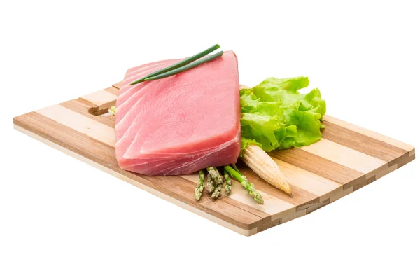 Bistecca cruda di tonno — Foto Stock