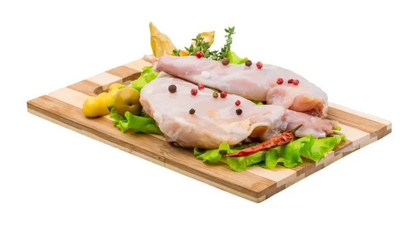 Raw rabbit meat — Stock Photo, Image