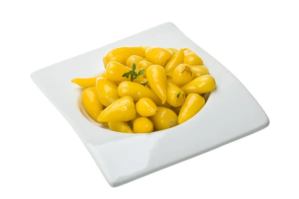 Poivron jaune mariné — Photo