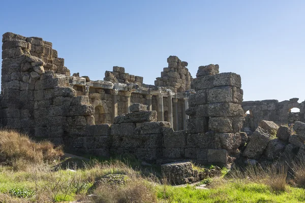 Ruinas en Side — Foto de Stock