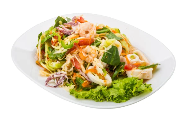 Ensalada de mariscos asiáticos — Foto de Stock