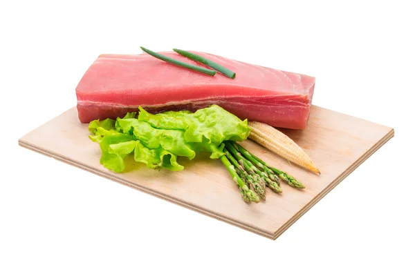 Thunfisch-Roh-Steak — Stockfoto