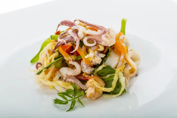 Aziatische zeevruchten salade — Stockfoto