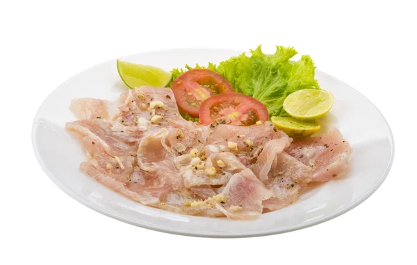 Swordfish carpaccio — Stock Photo, Image